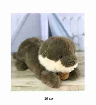 им Выдра арт. 1406-209 Серая, коричневая с медальоном 26 см в пак. им Выдра арт. 1406-209 Серая, коричневая с медальоном 26 см в пак.