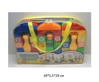 Конструктор арт. 0512-805 Блоки "Ферма" в прозр. сумке Конструктор арт. 0512-805 Блоки "Ферма" в прозр. сумке