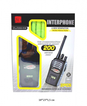 Рация арт. JQ220-6C5 Набор 2 шт. на бат. в кор._ Рация арт. JQ220-6C5 Набор 2 шт. на бат. в кор._