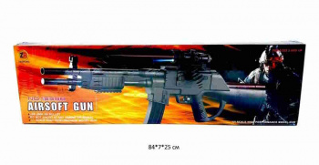 Оружие арт. 1338B Автомат с пульками, лазерным прицелом в кор._ Оружие арт. 1338B Автомат с пульками, лазерным прицелом в кор._