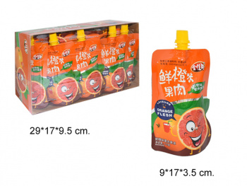 Желе арт. 300615/300608 "Апельсин" 110 г в пауче 20 шт. в кор. Желе арт. 300615/300608 "Апельсин" 110 г в пауче 20 шт. в кор.