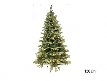 Елка 120 см арт. 2032-601-120 Светодиодная зеленая №11 комбинир. литье с пвх в кор.