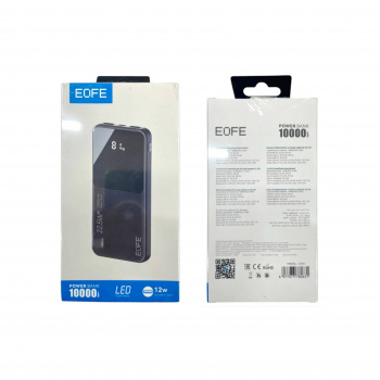 Внешний аккумулятор арт. G101 Power Bank EOFE 10000mAh 12w в кор.