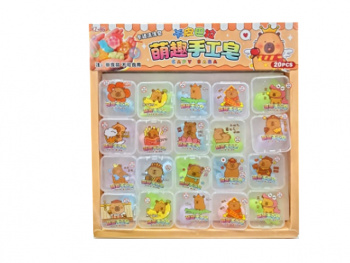 Мыло арт. YZ-87/YZ-86-209/66922-209 "Капибара" кусковое в ассортименте, 24 шт в кор.