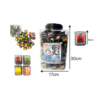 Мармелад арт. 889443 "Суши" 9 г 120 шт. в банке