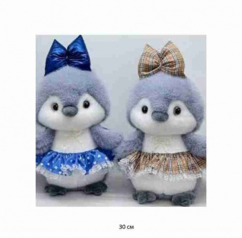 им Пингвин арт. YE250508-15 С бантом на голове цвета микс 30 см в пак.)