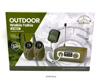Рация арт. ZR302B Набор 2 шт. с радиоприемником в кор._ Рация арт. ZR302B Набор 2 шт. с радиоприемником в кор._