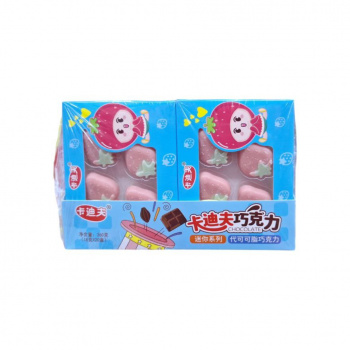 Шоколад арт. 368479-3 "Клубника" 18 г в кор. 20 шт. в кор.*