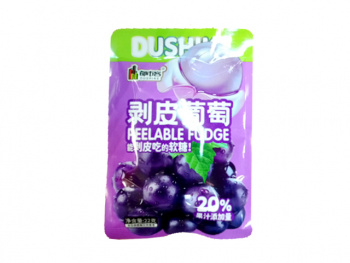 Конфета арт. 501800-1 Жевательная "Виноград" 22 г 20 шт. упаковка'