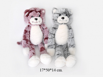 им Кот арт. 550/90714-5 Длинные лапки 50 см 2 цвета в пак.) им Кот арт. 550/90714-5 Длинные лапки 50 см 2 цвета в пак.)