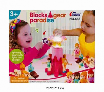 Карусель арт. 668 Карусель на батар. свет, звук в кор.~