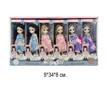 Кукла арт. XZ1033 Шарнирная в ассортименте в кор.•