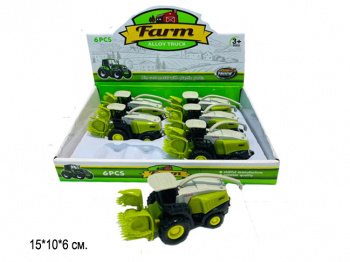 Машина инерц. арт. 955-187 Комбайн (6 шт.) шоубокс•/72 шт./ Машина инерц. арт. 955-187 Комбайн (6 шт.) шоубокс•/72 шт./