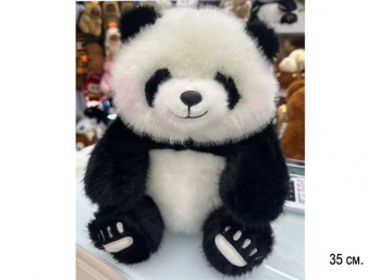им Панда арт. 241124-25/250221-5 Пушистая сидит 35 см в пак.)