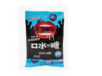 Конфета арт. 891744-3 Кислая "Черника" 25 г 20 шт. упаковка