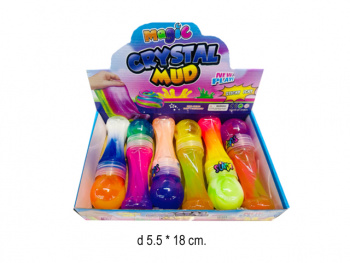 Лизун арт. 82584-10 Трехцветный Футбольный кубок цвета микс (6 шт.) шоубокс•