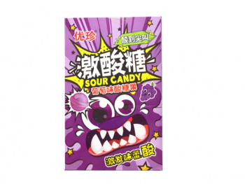 Конфета арт. 105342/105281 Кислая "Виноград" 22 г 20 шт. в кор.#