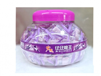 Жевательная резинка арт. 098124-1 "Черника" 500 г в пласт. банке Жевательная резинка арт. 098124-1 "Черника" 500 г в пласт. банке