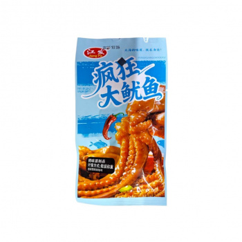 Соевое мясо арт. 890350 Пшеничный Сладко-острый кальмар с перцем 30 шт. упаковка,*