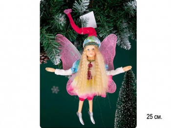 Игрушка арт. H29-601 Эльф девочка в платье "цветок" 25 см в пак. Игрушка арт. H29-601 Эльф девочка в платье "цветок" 25 см в пак.