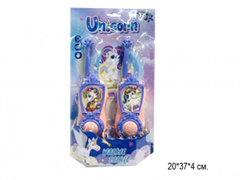 Рация арт. 1853-D42 Единорог Набор 2 шт. на бат. блистер•