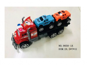 Машина инерц. арт. 9050-1A Автовоз с джипами в пак. 24,5*7*11