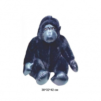 им Обезьяна арт. DYB-2026-9-1 Горилла черная 42 см в пак._