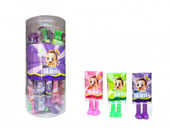 Конфета арт. 170837 Жидкая Коробочка на ножках 10 г 50 шт. вкусы микс в банке*