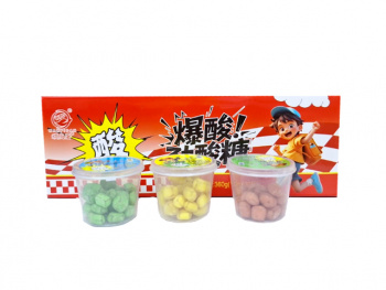 Конфета арт. 171131 Кислая 12 г в стакане вкусы микс 30 шт. в кор.