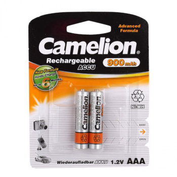 кв_Аккумулятор Camelion R03/AAA 900mAh Ni-Mh BL2 (24/480) [NH-AAA900BP2] 16429