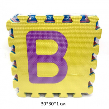 Коврик пазл арт. QS-012 Буквы в пленке_/12 шт./ Коврик пазл арт. QS-012 Буквы в пленке_/12 шт./