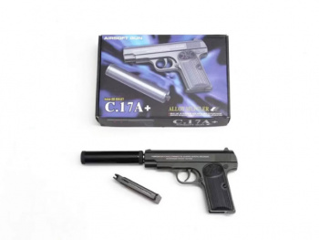 Пистолет пневматика C17A+ Металл 1 шт. в кор._
