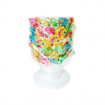 Конфета арт. 520968-6 Карамель "Морские" на палочке 60 шт. на подставке