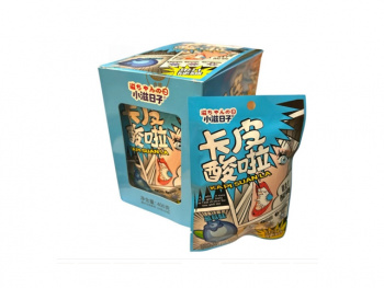 Конфета арт. 640138-3 Кислая Черника 20 г 20 шт. в голубой кор.;/