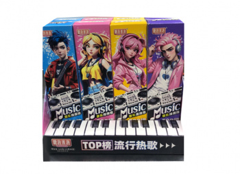 Конфета арт. 451062/451031 Музыкальный леденец вкусы микс 15 г 8 шт. упаковка-пианино*