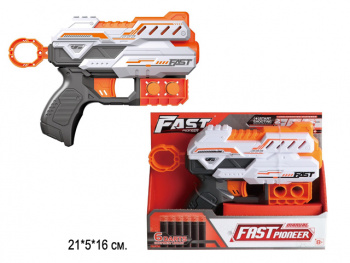 Бластер арт. BH705" С мягкими пулями в коробке 21*5*16 Бластер арт. BH705" С мягкими пулями в коробке 21*5*16