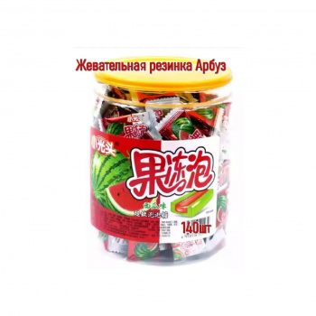 Жевательная резинка арт. 510265-2 "Арбуз" 510 г в пласт. банке