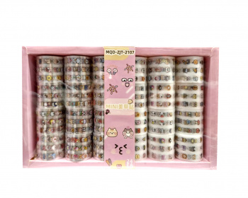 Наклейки для ногтей арт. 2107-1-209 Ассорти в рулоне, 24 шт в кор.