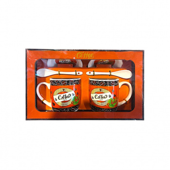 Подарочный набор арт. 1649-007 На двоих "Coffee" 6 предметов в красной кор.