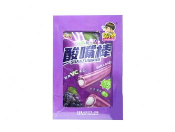 Конфета арт. 871806 "Виноград" жевательная кислая 20 г в пак. 20 шт. в кор.*