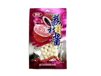 Конфета арт. 080170-4 Жевательные бобы "Личи" 35 г 20 шт. в кор.'#,