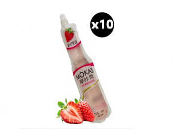 Напиток арт. 100028-1 Сок "Клубника" 180 мл в пауче 10 шт. упаковка,*