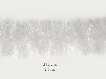 Мишура арт. 29#007 Белый снег 2,3 м 1 шт. (10 шт. в упак.) Мишура арт. 29#007 Белый снег 2,3 м 1 шт. (10 шт. в упак.)