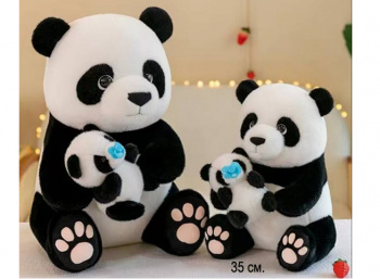 им Панда арт. 241210-4 С малышом 35 см в пак.)