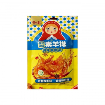 Соевое мясо арт. 502820 Пшеничные ломтики "Матрешка" Бараньи ребра 20 г 30 шт. синяя упаковка#,