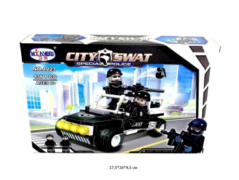 Конструктор арт. 1223 Спецназ 136 дет. в кор._