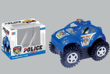 Машина на батар. арт. 126-V Полиция перевертыш в пак. 11*8*7,5
