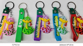 Брелок арт. 805820 На руку Змея цвета микс в пак. Брелок арт. 805820 На руку Змея цвета микс в пак.