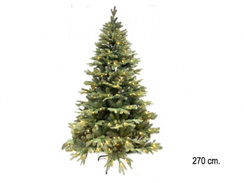 Елка 270 см арт. 2032-601-270 Светодиодная зеленая №11 комбинир. литье с пвх в кор.