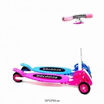 Самокат арт. 4104 Цвета микс 3-х колесный_